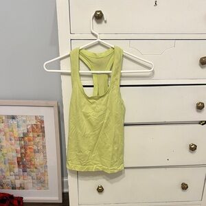 Lululemon Lime Green Racerback Workout Tank